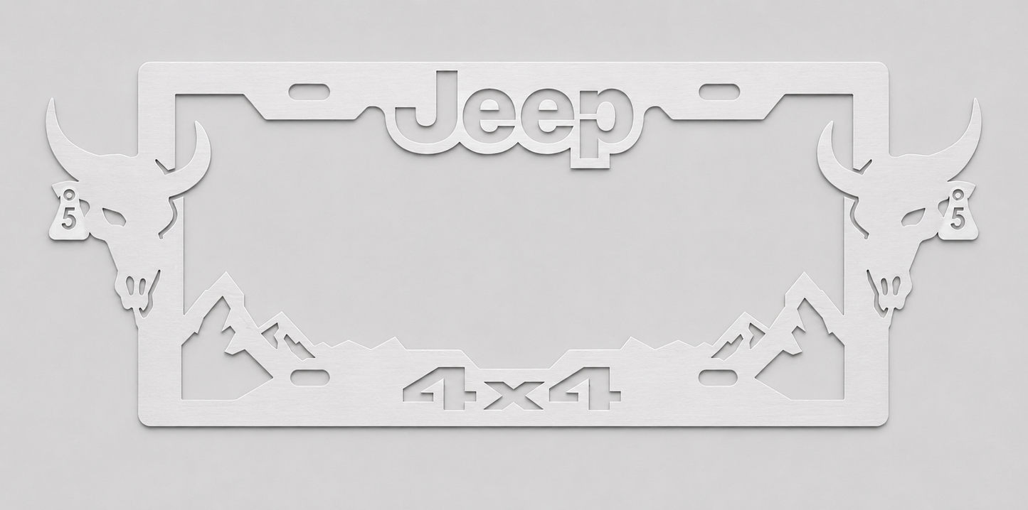 Portaplacas JEEP ESTILO RANCHO